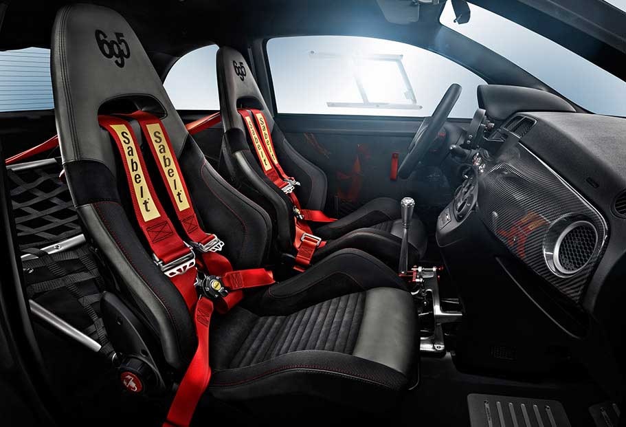 Abarths cockpit