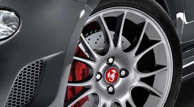 Abarth Brembo bromssystemkit + 695-fälgar